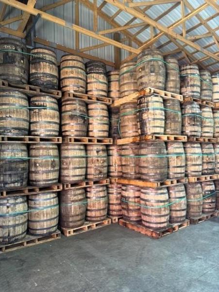 Truckload of Authentic Bourbon Barrels - MSRP $28,608