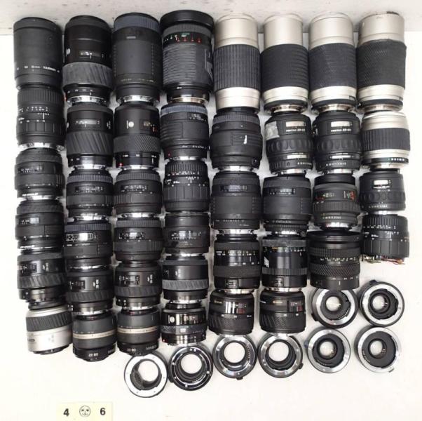 (Lot of 51) Canon Nikon Minolta PENTAX Digital Camera Lenses