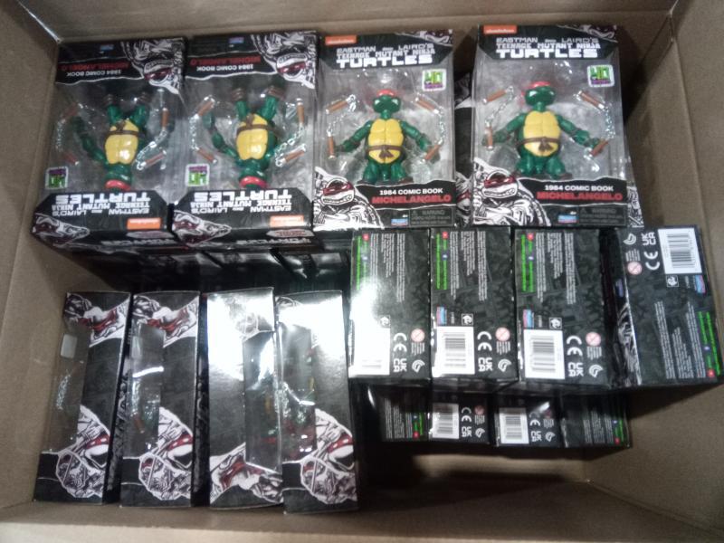 General Merchandise - TMNT Comic Book Figures, Pickle Juice Electrolyte Shots, Tweezerman Manicure Sets - MSRP $9,463