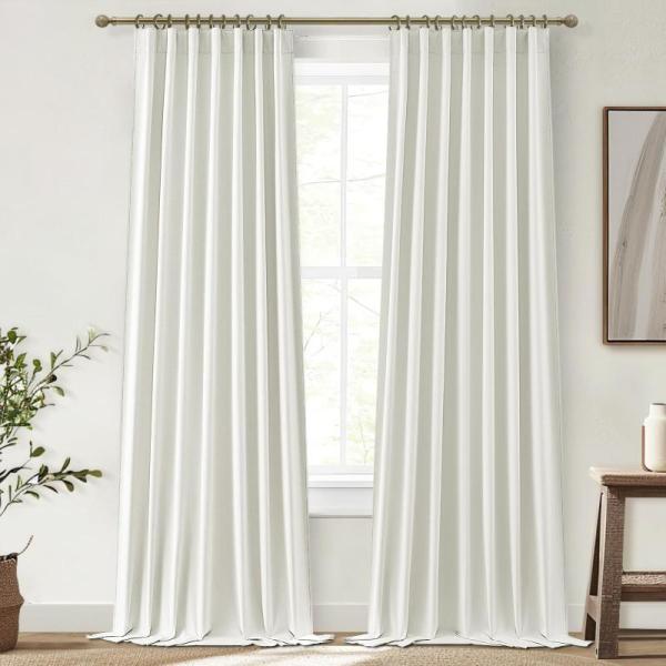 Home- Karseteli Pinch Pleated Curtains 2 Panels, Clothink Door Pantry Organizer, Fancii Magnifying Mirror - MSRP $6,447