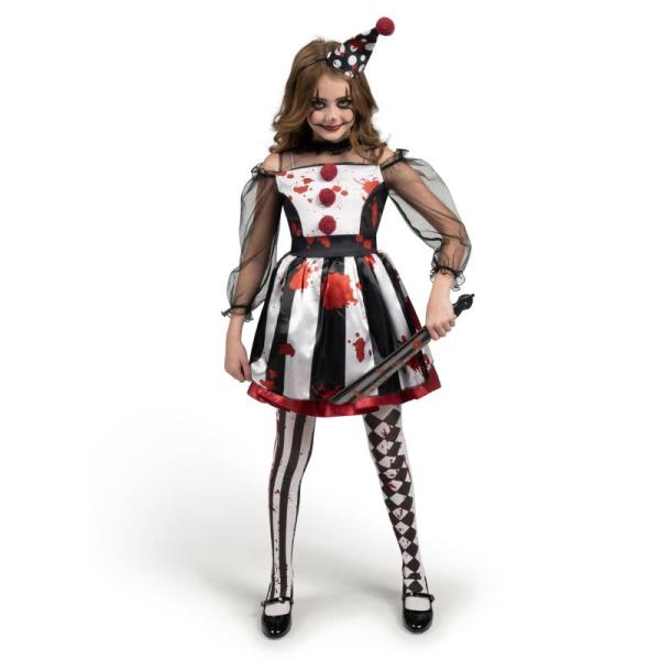 Toy- Spooktacular Creations Halloween Clown Costume for Girls, 500PCS Halloween Party Favor Bubble Wand  - MSRP $22,702