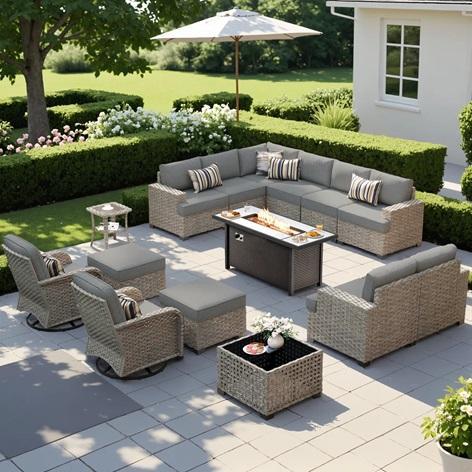 TRUCKLOAD - Home Decor - Patio Furniture Set, Louvred Pergolas, Westfield Murphy Beds, Curved Sectional - MSRP $48,443