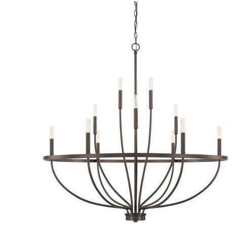 Capital Lighting 428501BZ Candle Chandelier - MSRP $698