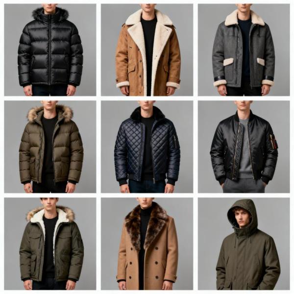 Bulk Lot of 50 Men's & Women's Winter Jackets