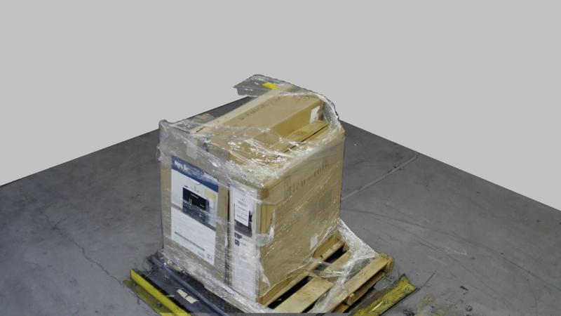 Style Selections Cauley 36in Black Single Sink Bathroom Vanity, Allen+Roth 32in W Square Fire Pit Table - MSRP $3,917