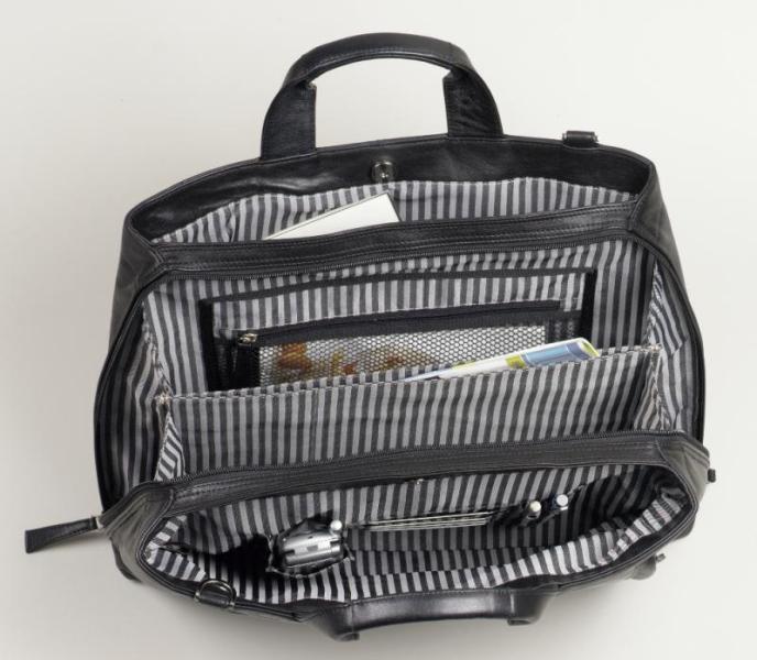 Cowhide Napa Leather E-W Ladies' Tote