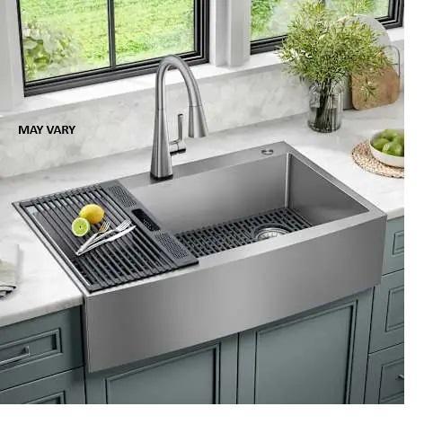 Delta 95J132-T36S-SS Stainless Steel Single Bowl Kitchen Sink - MSRP $649