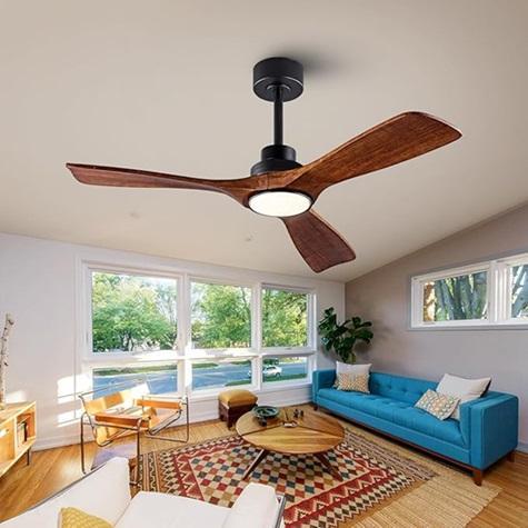 Home Improvement - UFO Led High Bay Light, QUTWOB 42" Wood Ceiling Fan - MSRP $2,049