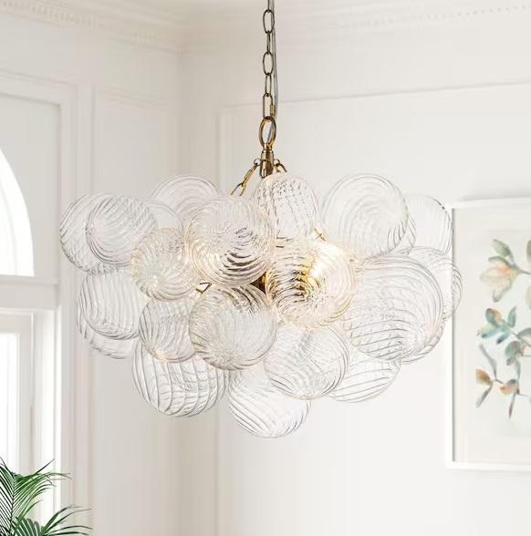 Lighting & Electrical - HUOKU Neuvy 3-Light 23.6inW Brass Chandelier, LNC, YUHAO, GAMA SONIC, VEVOR - Est Retail $2,016