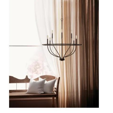 Capital Lighting 428581BZ Candle Chandelier - MSRP $430