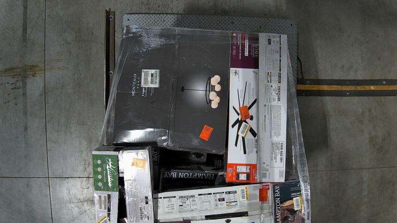 Lighting & Electrical - HDC, Monteaux Lighting, HDC, Hampton Bay, Hunter, Commercial Electric - Est Retail $3,020