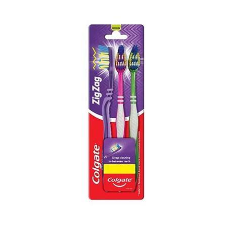Health & Beauty - Colgate Zig Zag Medium Toothbrushes - MSRP $1,090