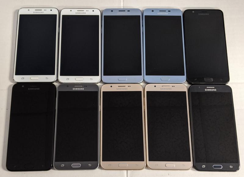 Samsung Galaxy J7 V, J7 Sky Pro & More, 95 Units, Refurb, MSRP $21,770