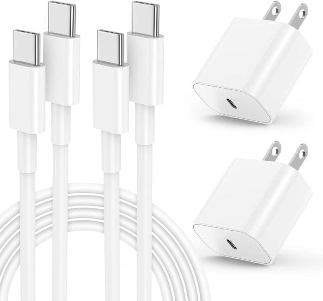 Bulk 200 Sets of 20W USB-C Fast Charger Cube USB-C Cables MSRP $5,786