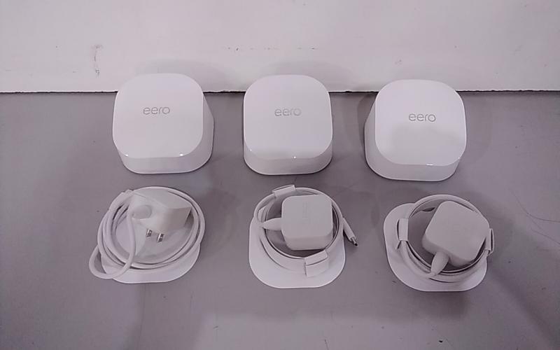 Amazon eero 6 Dual-Band Mesh Wi-Fi 6 System (3-pack) - Est Retail $199