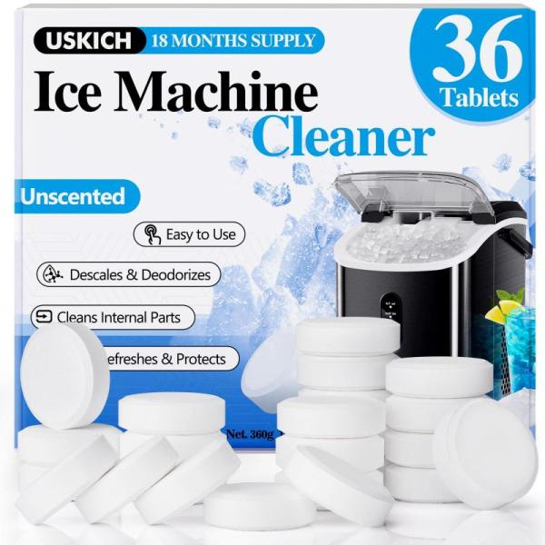 General Merchandise - Ice Machine Cleaner Descaler 36Pack Ice Maker, DAQVQ 2in1 Soil Moisture Meter - MSRP $2,440