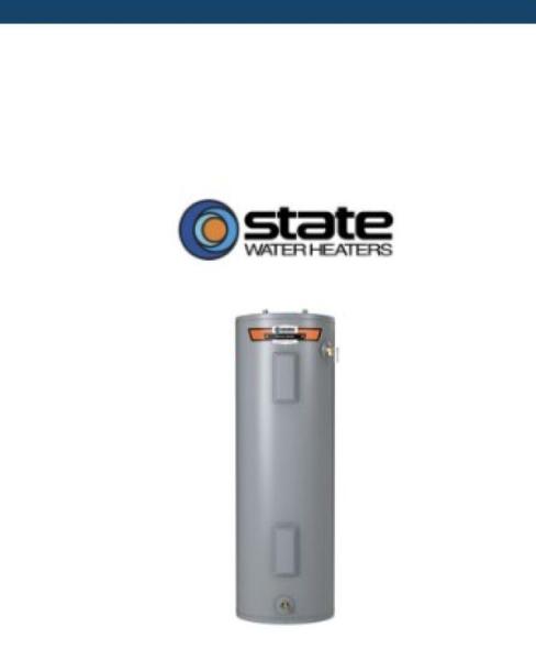 State Industries Water Heater - MSRP $1,300