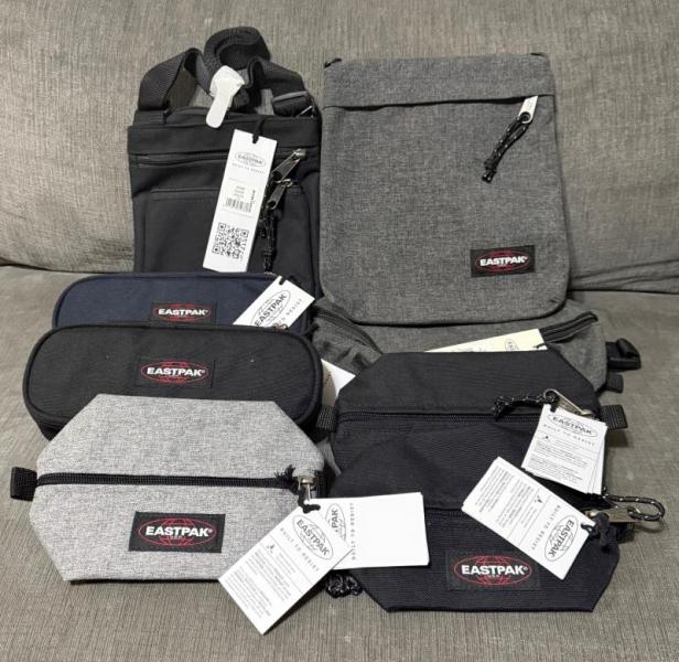 Assorted EastPak Brand Utility Bags, Fanny Packs, Shoulder & Bum Bags