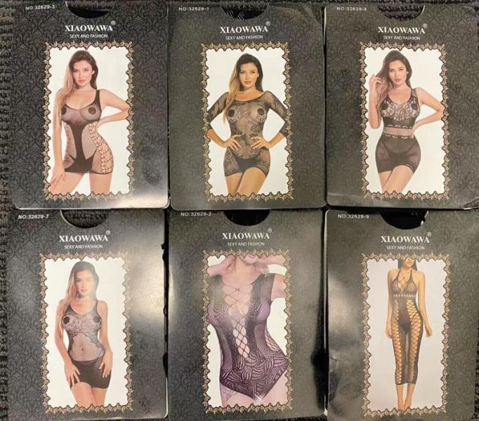 Sexy Woman Lingerie Fishnet Dress Mesh Lace Bodysuit Chemise Sleepwear