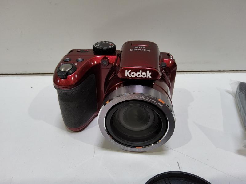 Kodak AZ401RD Point & Shoot Digital Camera with 3" LCD, Red - MSRP $169
