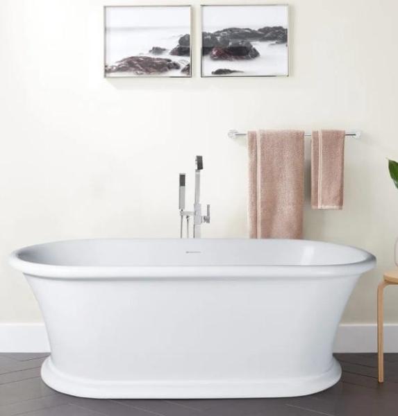 Truckload - Housewares - 61"x30" Freestanding Soaking Solid Surface Bathtub, Ibach 51.2''W Recliner Sofa - MSRP $30,434