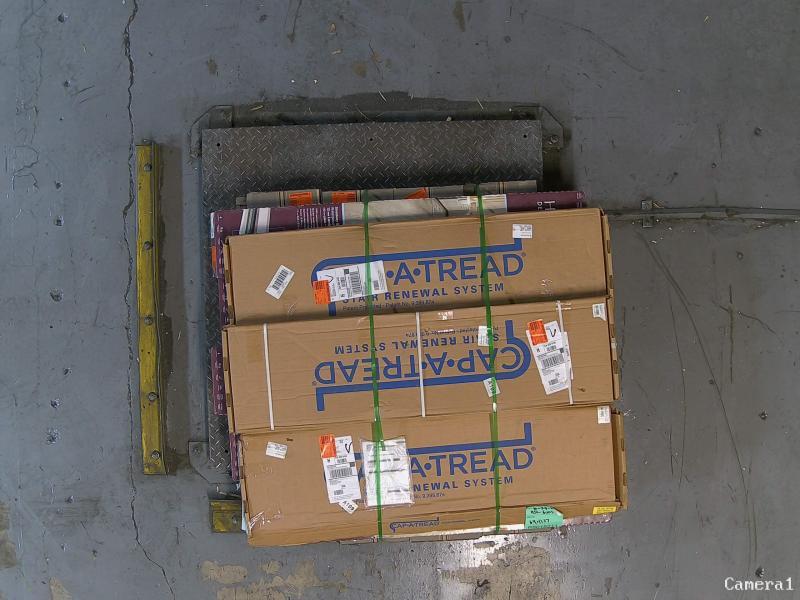 Flooring & Rugs - MSI Cecily Creme Polished Marble Mesh-Mounted Mosaic Tiles, Cap A Tread - Est Retail $1,188- 2plts