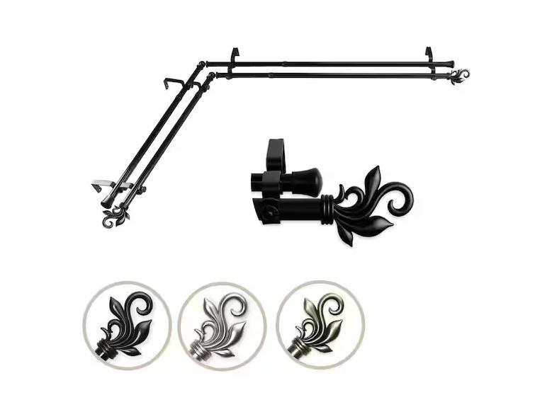 Window Decor - Rod Desyne Corner Curtain Rod, Chicology, HDC, Red Lantern, Coolaroo - Est Retail $10,247- 2plts