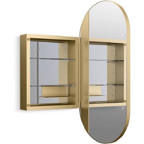 Kohler K-35574-BGL Single Door Medicine Cabinet - MSRP $654