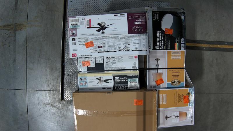 Lighting & Electrical - Hampton Bay, Halo, Commercial Electric - Est Retail $3,418- 1plt