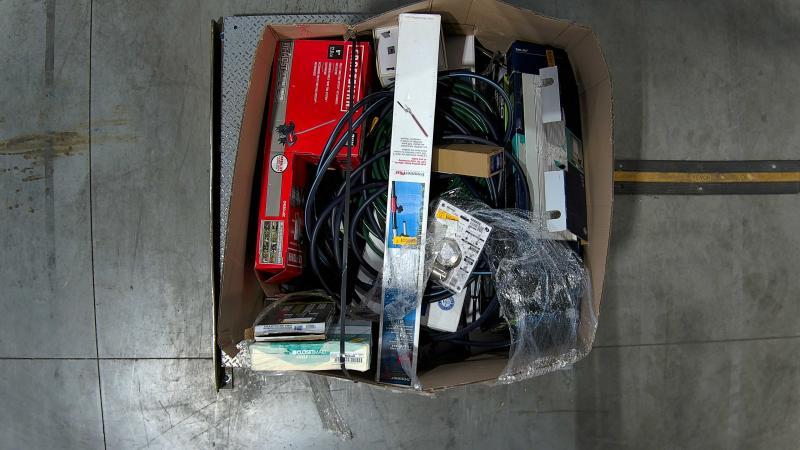 EGO POWER+ 56V 16in Battery 2.5Ah Chainsaw, Harbor Breeze Calavar 52in & Cogdell 60in LED Ceiling Fans - MSRP $3,318