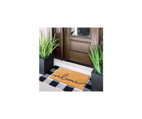 THEODORE MAGNUS Door Mat Coir Doormat for Outdoor - MSRP $73