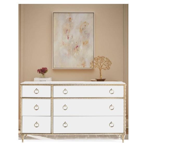 Truckload - Furniture - Fontainebleau 6-Drawer Dresser, Cambon 110" Dining Table, Baylor 3-Person Sofa - MSRP $109,585