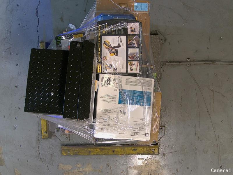 CRAFTSMAN Matte Aluminum Crossover Truck Toolbox, Style Selections Kirkman 24" Deep Ocean Blue Sink Vanity -MSRP $2,943