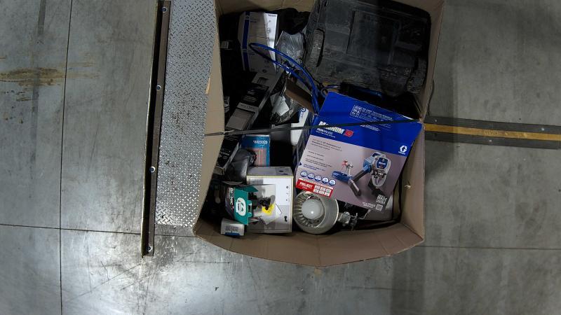 Allen+Roth Lancashire 24in Chambray Blue Single Sink Bathroom Vanity, 53inW Sedona Electric Fireplace - MSRP $3,485