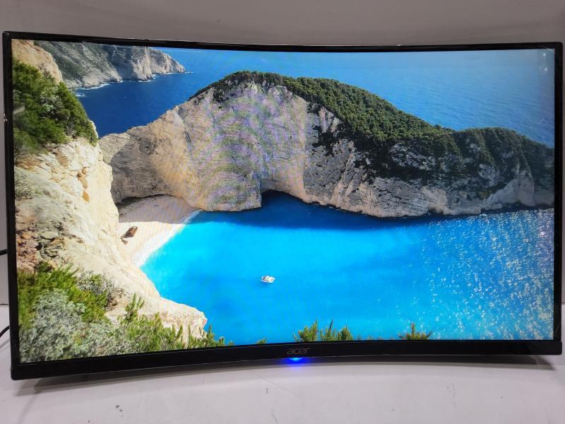 A Grade - Acer Nitro 27" Curved FHD 180 Hz LED Gaming Monitor, Black (ED273 S3BIIP) - MSRP $179