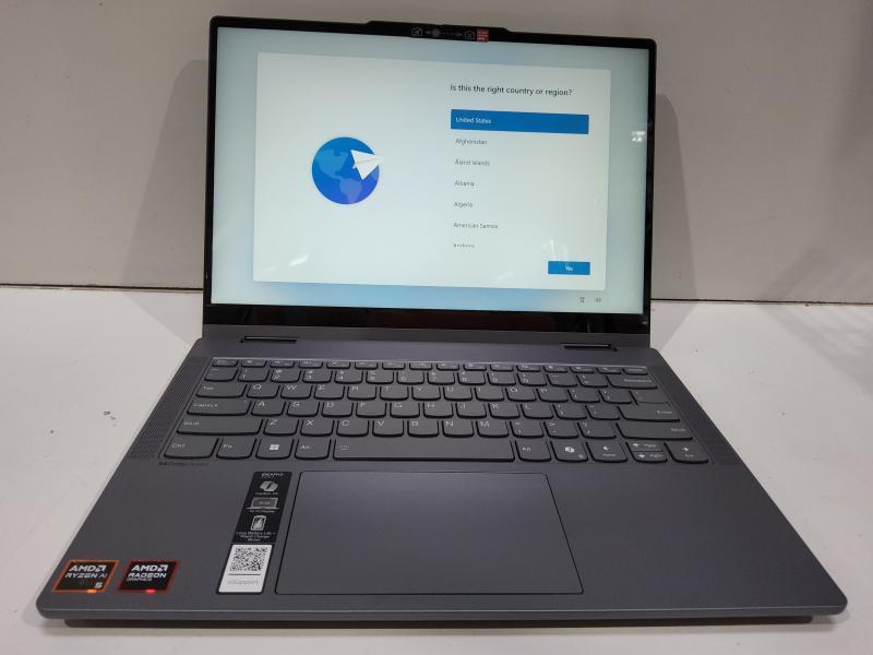 A Grade - Lenovo IdeaPad 5 WUXGA IPS 2-in-1 Laptop, AMD Ryzen AI 5 340, 16GB RAM, 256GB SSD - MSRP $879