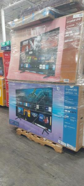 Assorted Lot of 15 Name Brand TVs Samsung, Vizio, LG &....