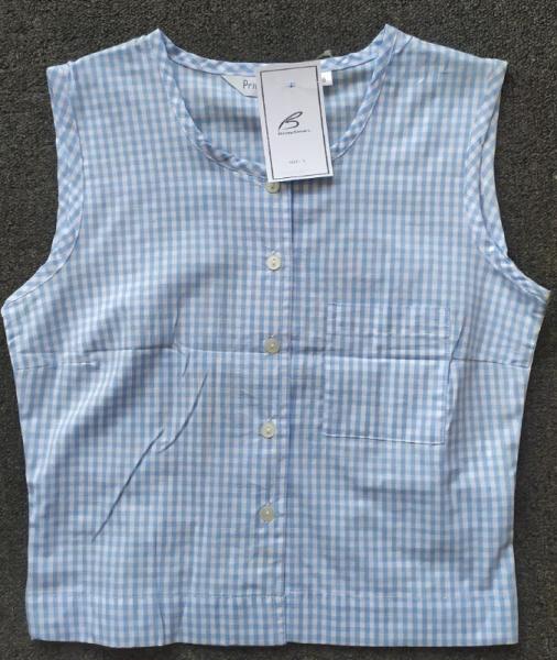 Ladies' Sleeveless Top Checkered (Some Solid) NEW! $38,023