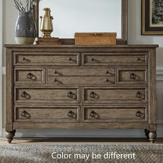 Furniture - Frith 9 Drawer Double Dresser, Boula Outdoor Coffee Table - MSRP $2,138