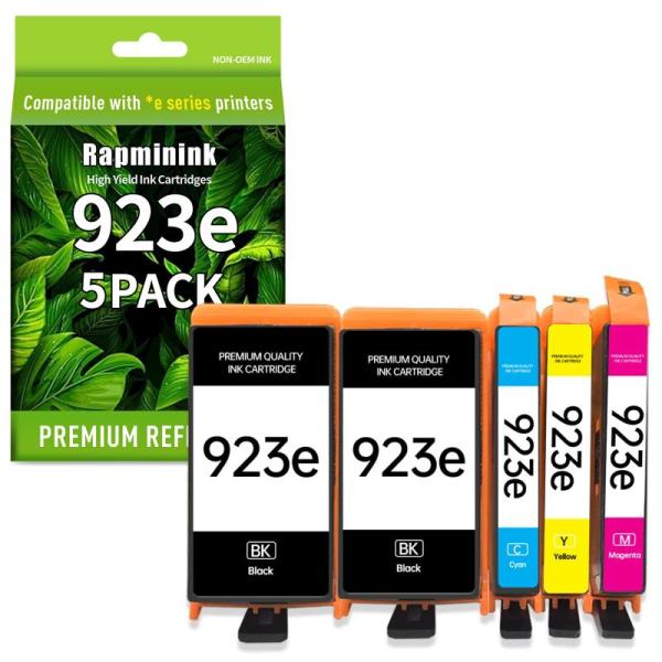 Office Product- Ink Cartridges Combo Pack Compatible for HP 923XL, Boao 24 Pcs Name Tags, Dry Erase Kit - MSRP $12,180