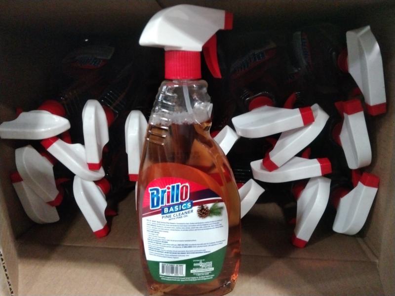 Home - Brillo Basics Trigger Spray Pine All-Purpose Cleaners, Clean Home Liquid Spray Fabric Freshener - MSRP $1,849