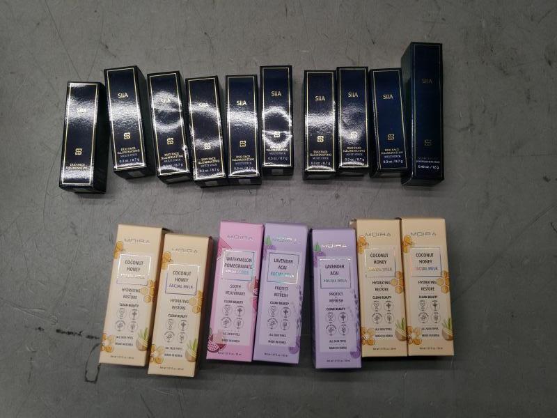 Health & Beauty - Moira Cosmetics Diamond Daze Liquid Shadows, Olay Sensitive Facial Cleanser - MSRP $964