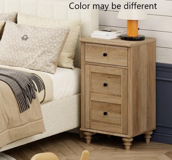 Furniture - Scarlett Nightstand Set, House of Hampton Storage Chaise, Almeda Armchair - MSRP $2,038