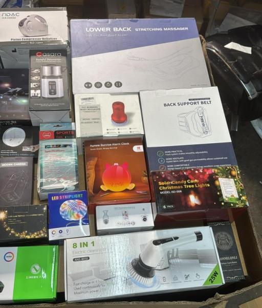 Bulk Lot of 500 Mixed Electronics, Gadgets & Home Goods MSRP $15,000