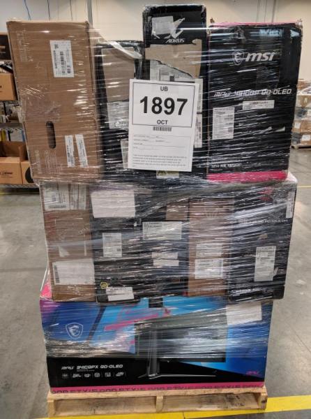 Gaming PC Monitor Lot & More - $11.1K - 17 qty.