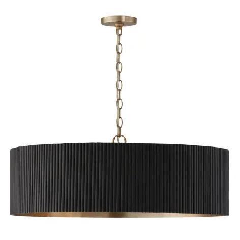 Capital Lighting 450741KR Wood Pendant - MSRP $790