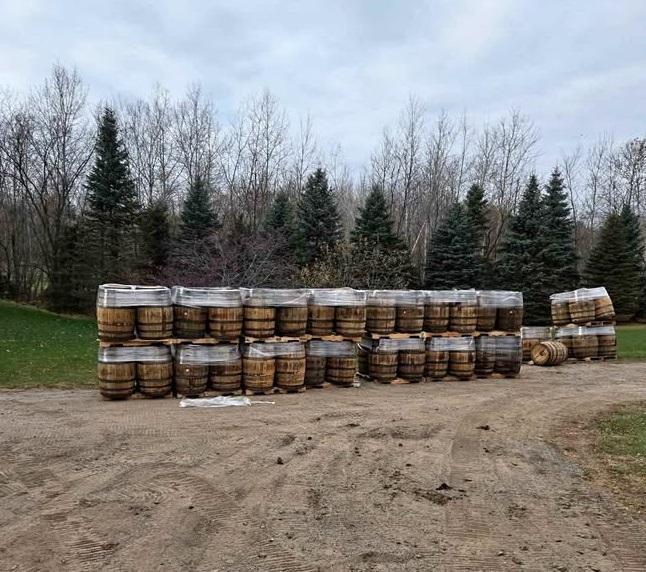 Truckload of Authentic Bourbon Barrels - MSRP $14,304