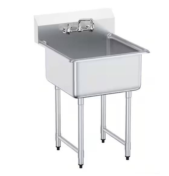 Plumbing - SKYSHALO Free Standing Small Utility Sink, Glacier Bay, Elkay, Attop, HDC, RELN - Est Retail $1,914