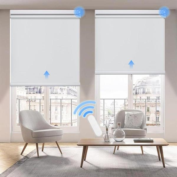 Home - Sawlece Towel Warmers, Grandekor Motorized Roller Shade - MSRP $6,003