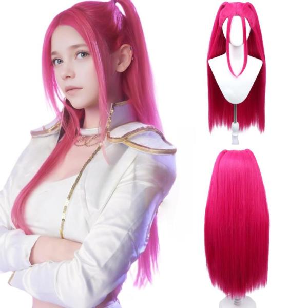 Beauty- WTHCOS Long Hot Pink Wigs for Kids, Hair Straightener & Curler 2 in 1, HAPPY CURVES Beam IPL  - MSRP $21,955